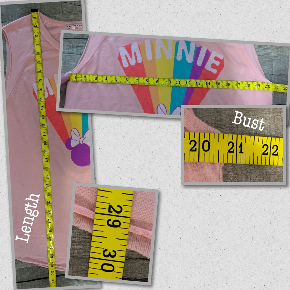 Junk Food Minnie Mouse Pink Tank/ Muscle Top - Picture 8 of 8